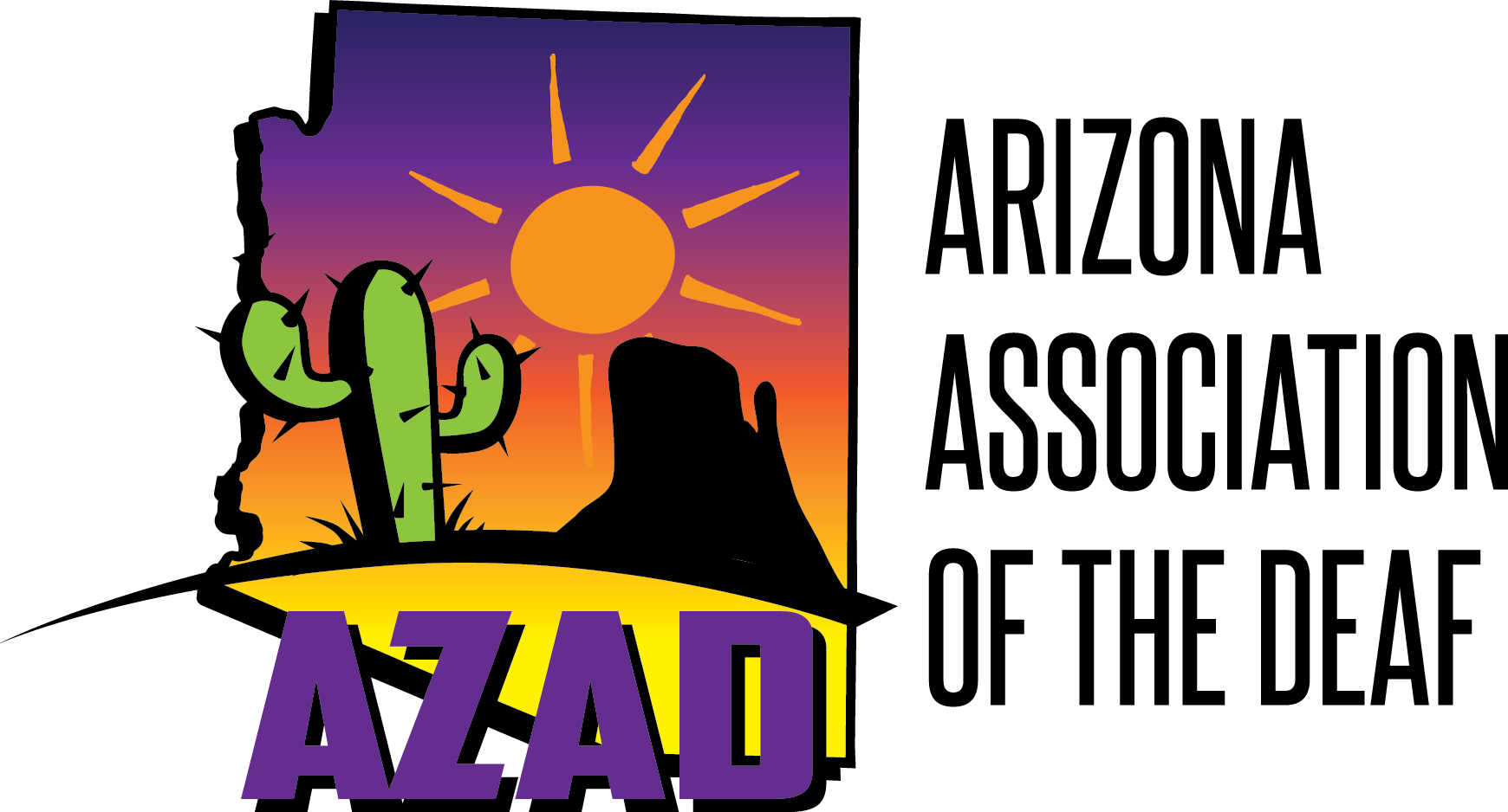 AZAD - Arizona Association of the Deaf Logo