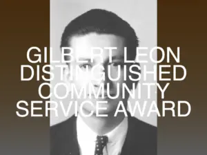 Gilbert Leon Distinguished Community Service Award