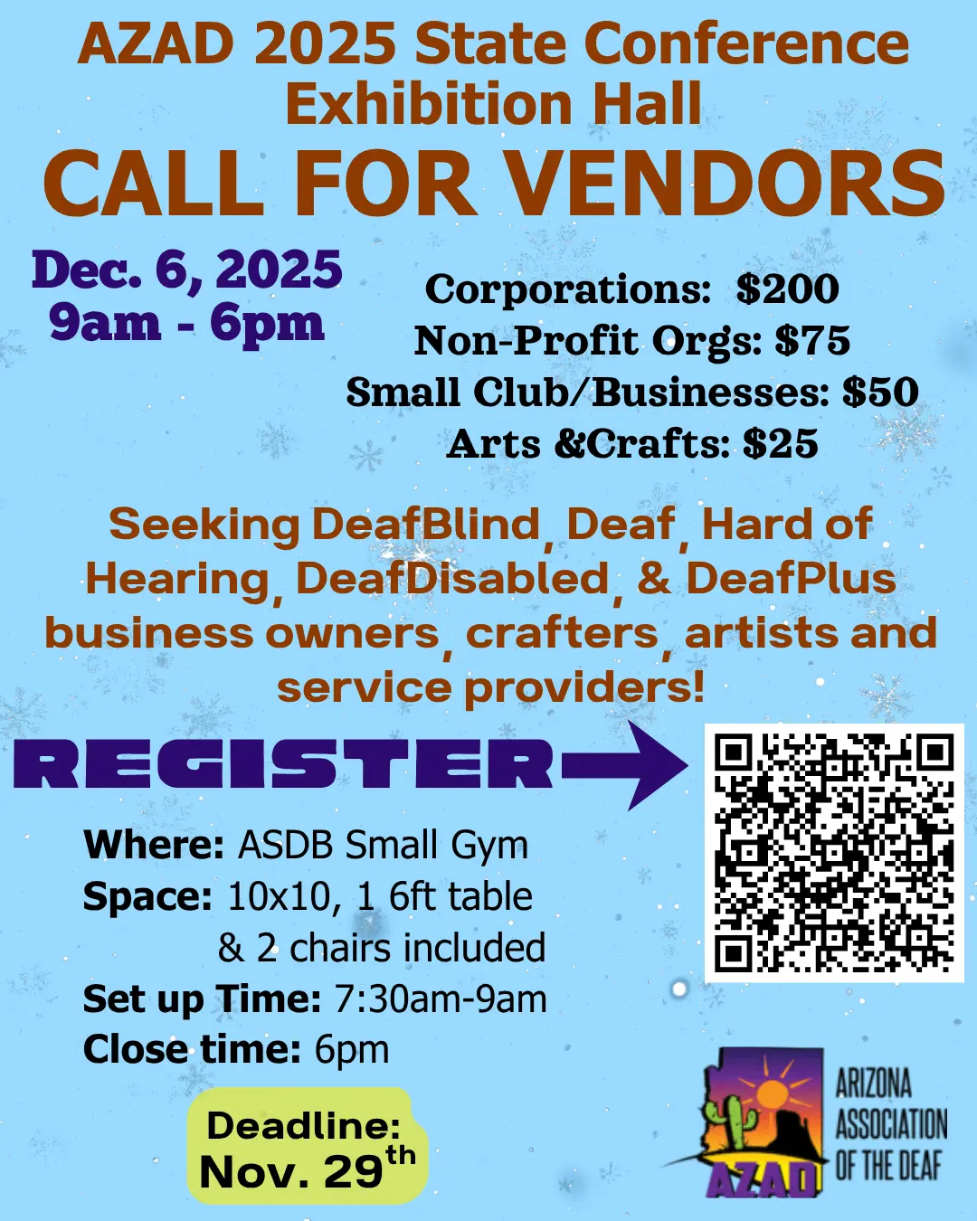 Exhibitor Registration Flyer
